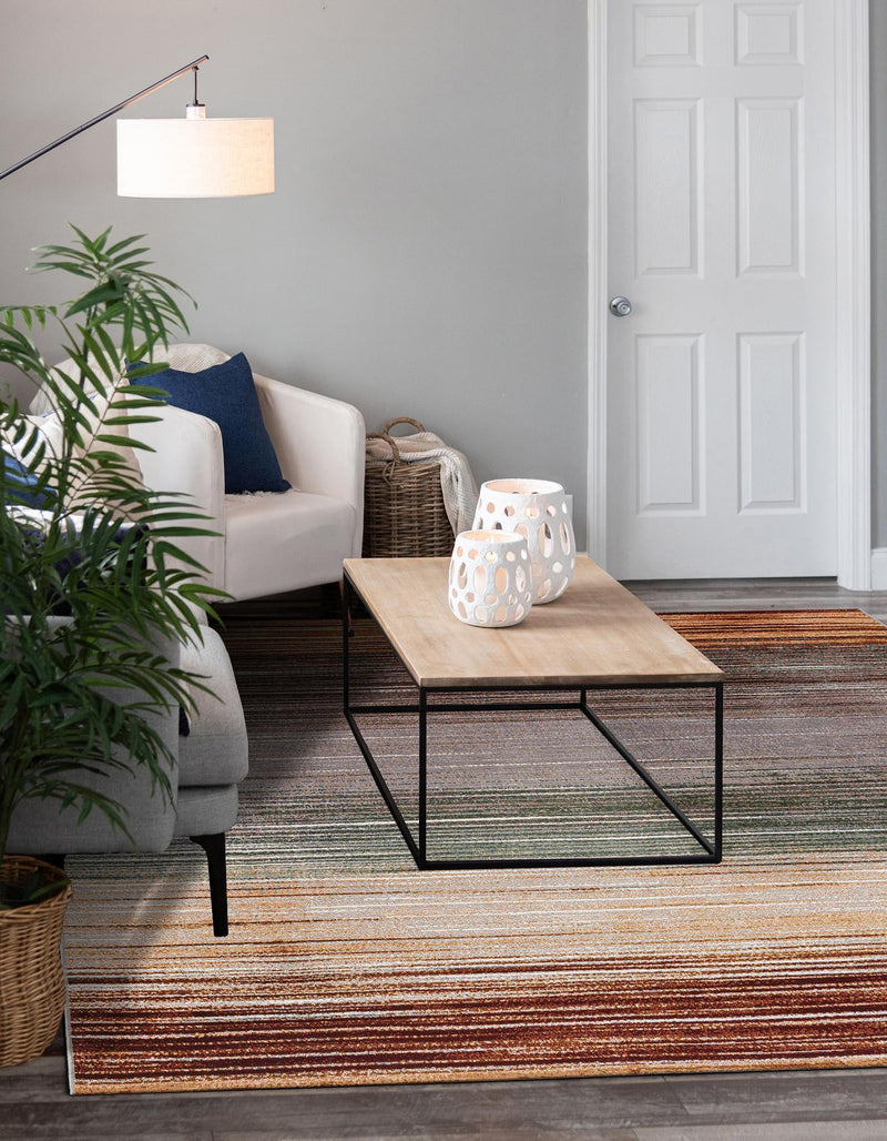 Urban Terrace Collection Area Rug -  Corsica Square Multi  lifestyle 31