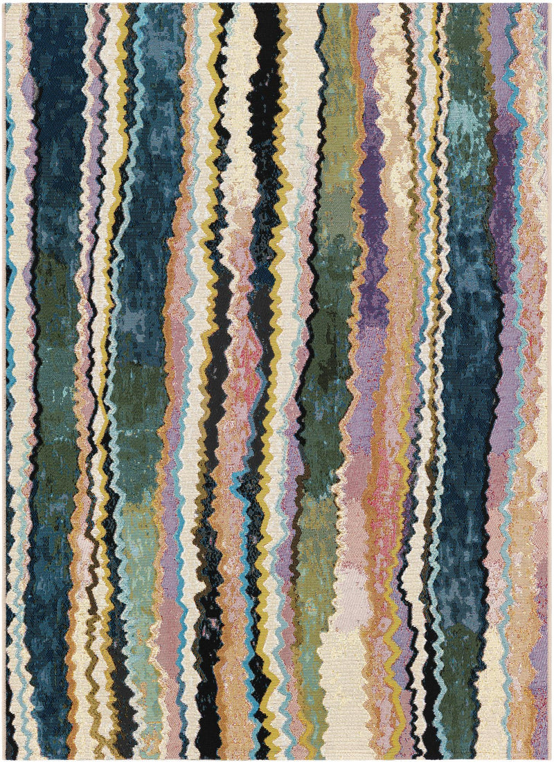 Urban Terrace Collection Area Rug -  Capri Rectangle Multi  lifestyle 2