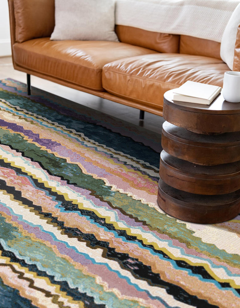 Urban Terrace Collection Area Rug -  Capri Rectangle Multi  lifestyle 2