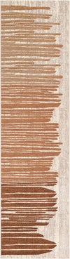 Urban Terrace Collection Area Rug -  Balcony Runner Beige Brown  lifestyle 22