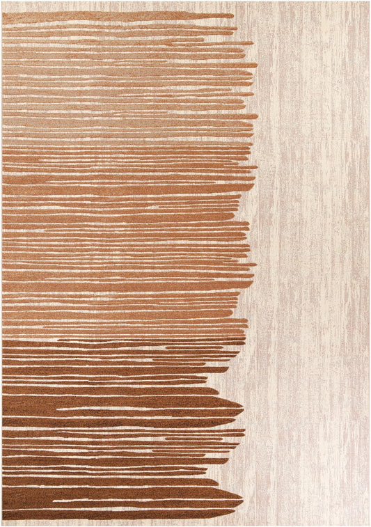 Urban Terrace Collection Area Rug -  Balcony Rectangle Beige Brown  lifestyle 2