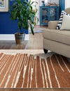 Urban Terrace Collection Area Rug -  Balcony Rectangle Beige Brown  lifestyle 5