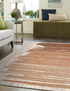 Urban Terrace Collection Area Rug -  Balcony Rectangle Beige Brown  lifestyle 9