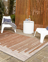 Urban Terrace Collection Area Rug -  Balcony Rectangle Beige Brown  lifestyle 10