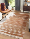 Urban Terrace Collection Area Rug -  Balcony Rectangle Beige Brown  lifestyle 11