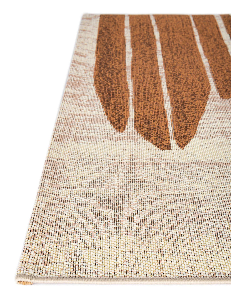 Urban Terrace Collection Area Rug -  Balcony Rectangle Beige Brown  lifestyle 14