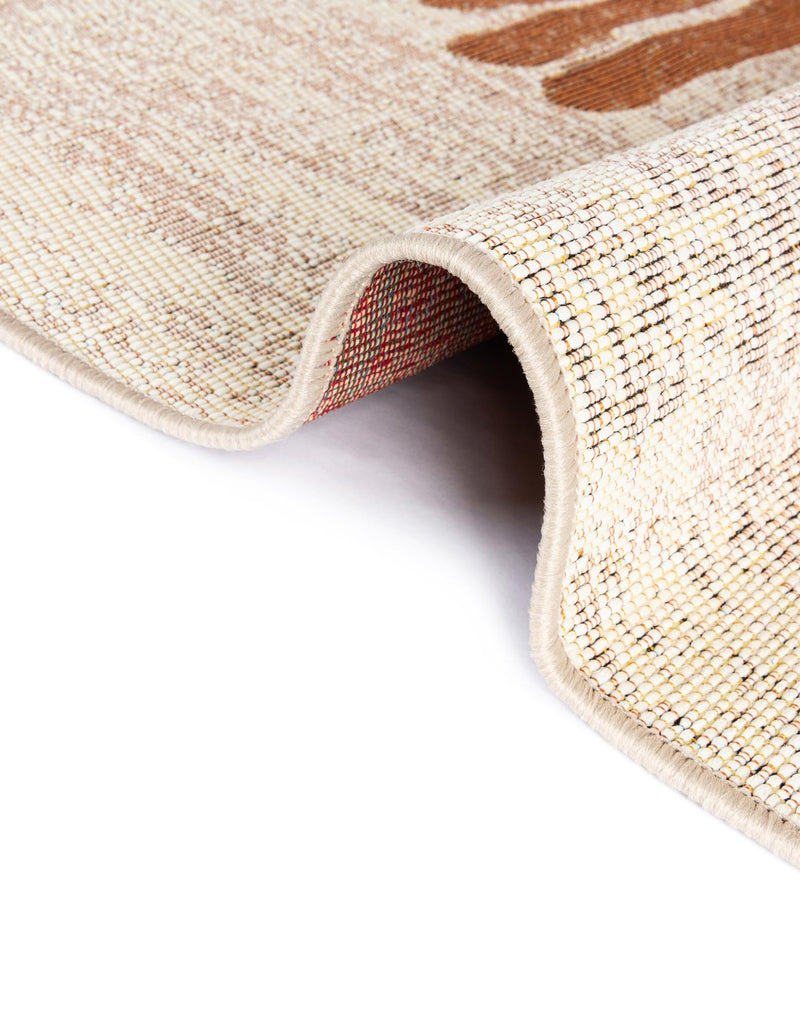 Urban Terrace Collection Area Rug -  Balcony Rectangle Beige Brown  lifestyle 17