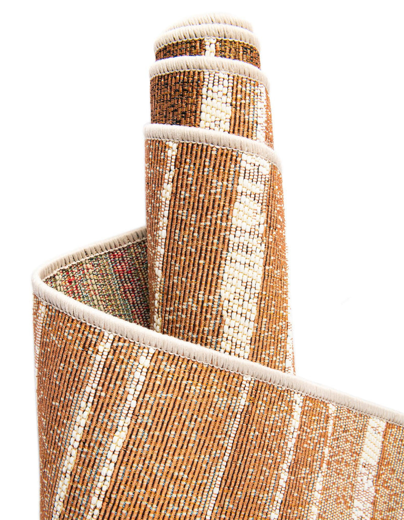Urban Terrace Collection Area Rug -  Balcony Rectangle Beige Brown  lifestyle 18