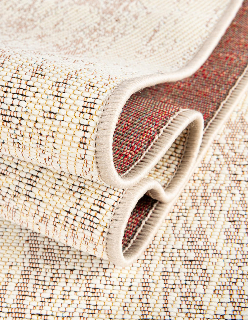 Urban Terrace Collection Area Rug -  Balcony Rectangle Beige Brown  lifestyle 20