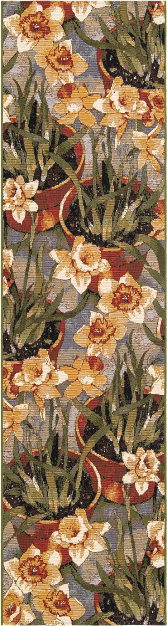 Garden Terrace Escape Collection Area Rug - Eden Runner Multi  lifestyle 22
