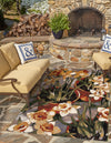 Garden Terrace Escape Collection Area Rug - Eden Rectangle Multi  lifestyle 2