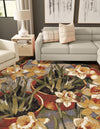 Garden Terrace Escape Collection Area Rug - Eden Round Multi  lifestyle 27