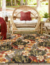 Garden Terrace Escape Collection Area Rug - Eden Square Multi  lifestyle 25