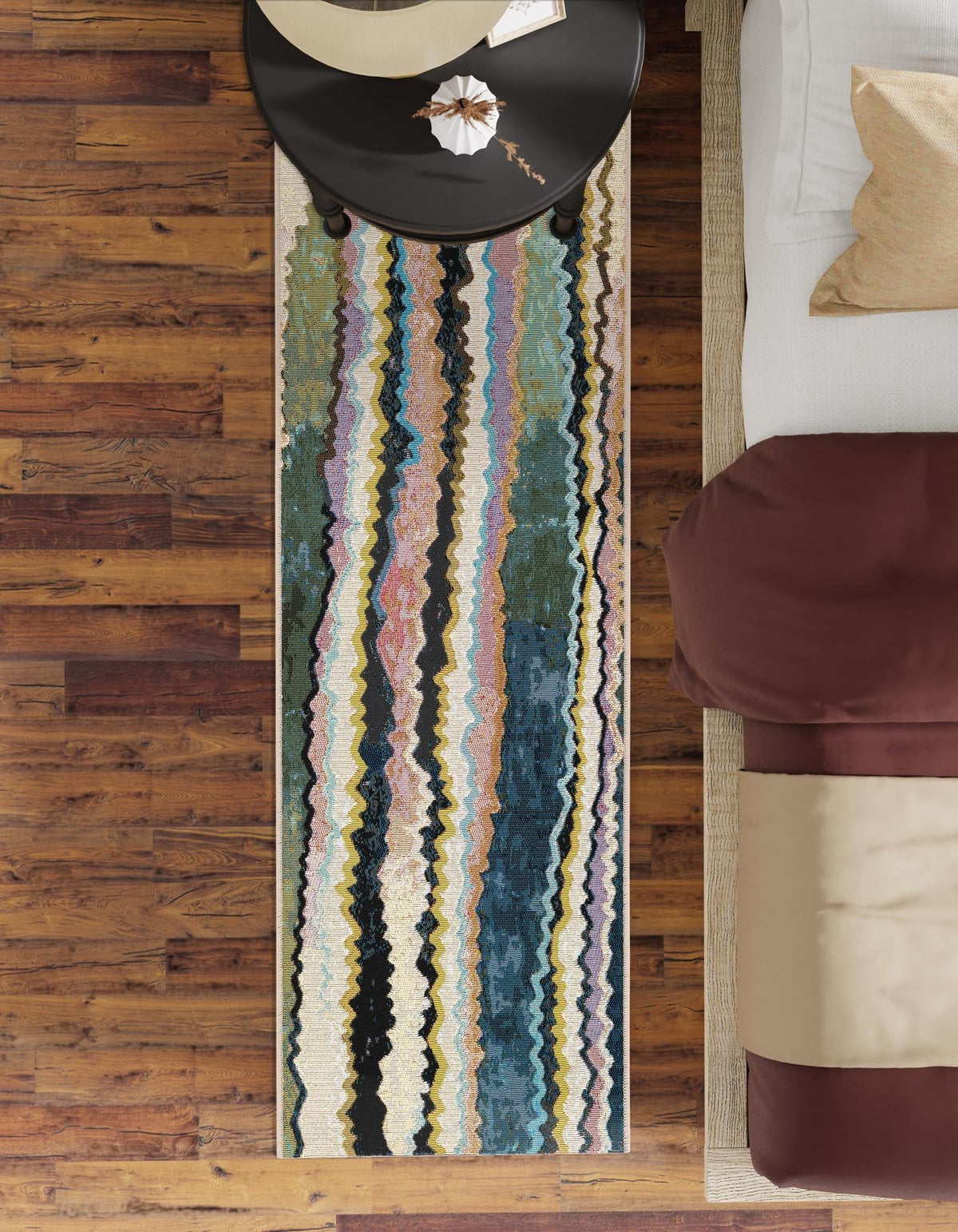 Urban Terrace Collection Area Rug -  Capri Runner Multi  lifestyle 44