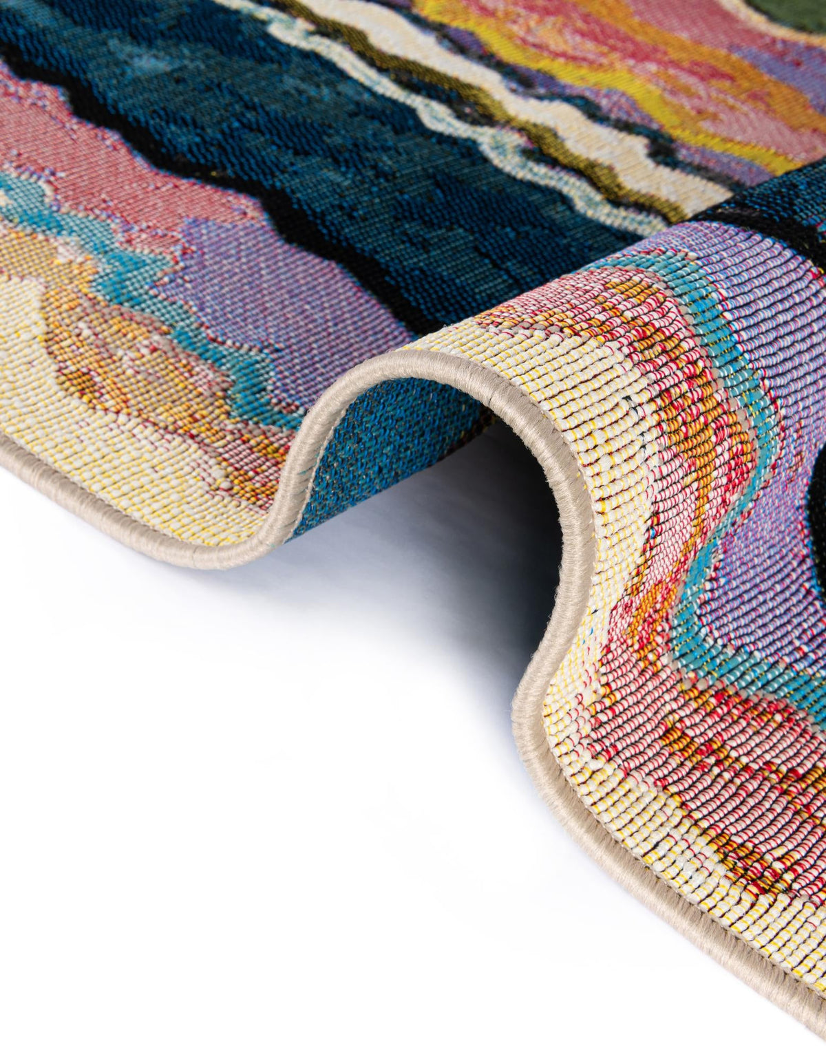 Urban Terrace Collection Area Rug -  Capri Runner Multi  lifestyle 49