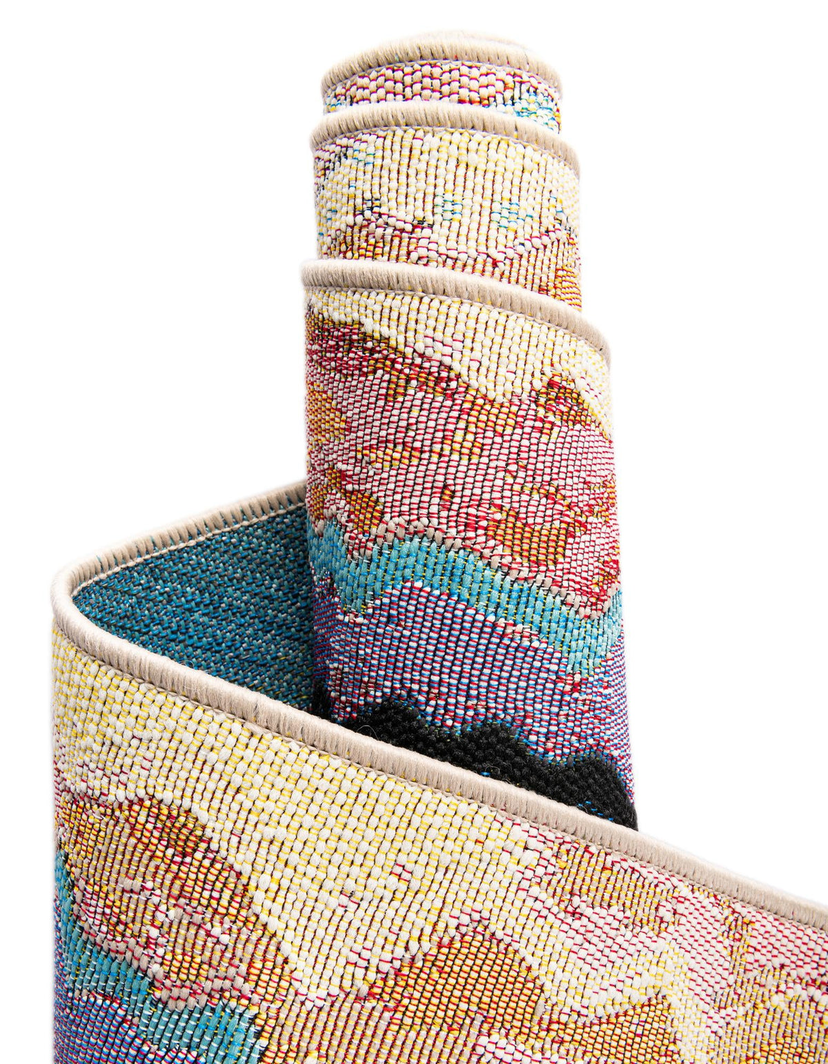 Urban Terrace Collection Area Rug -  Capri Runner Multi  lifestyle 50