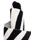 Cyclone Wool Collection Area Rug -  Maelstrom Rectangle Black and White  lifestyle 19