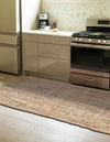 Savannah Jute Collection Area Rug - Tahoe Runner Natural  lifestyle 33