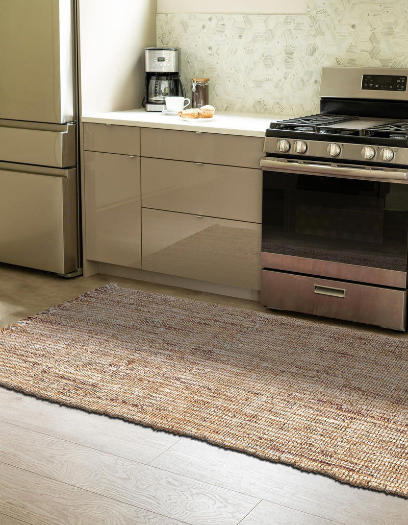 Savannah Jute Collection Area Rug - Tahoe Runner Natural  lifestyle 33