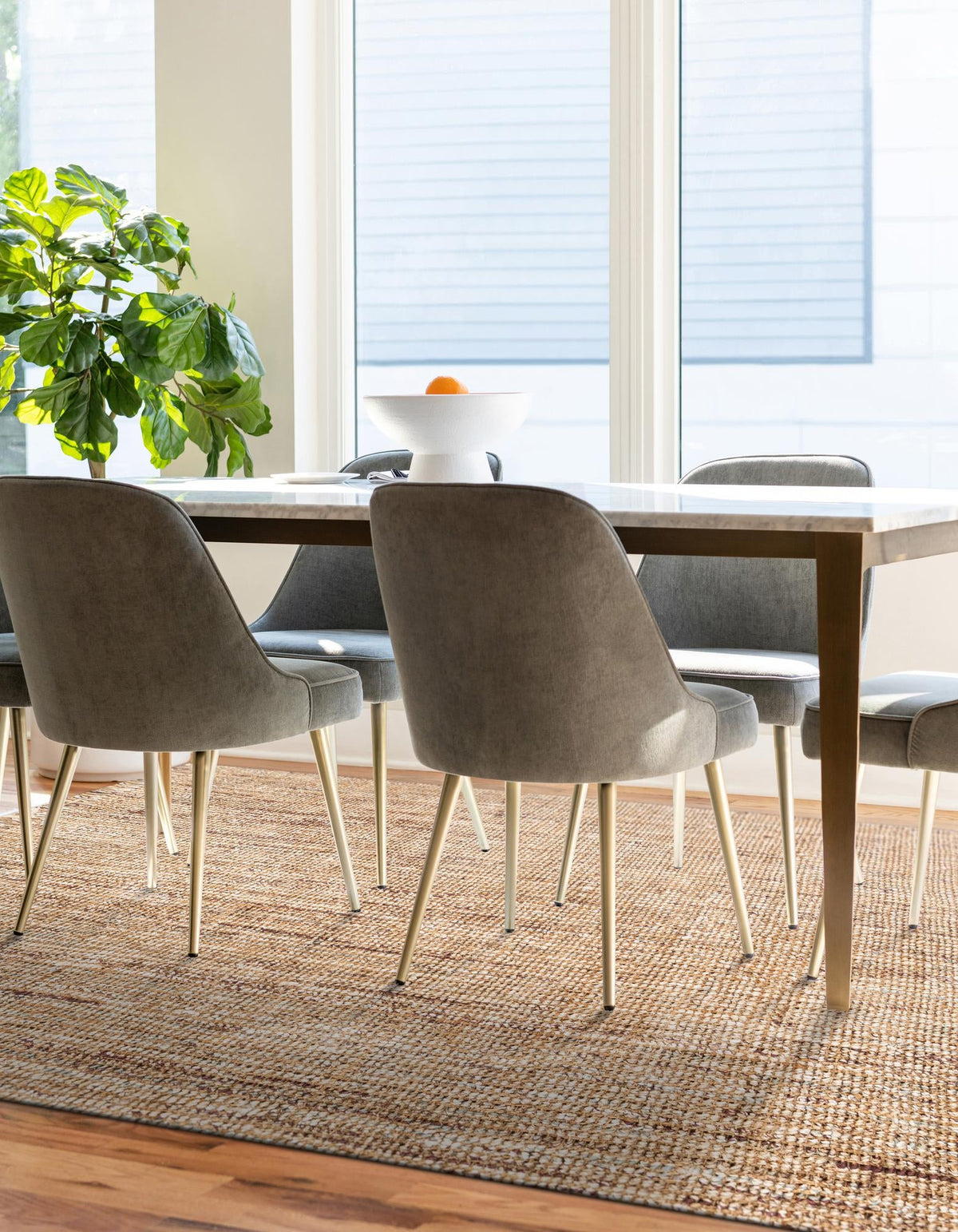 Savannah Jute Collection Area Rug - Tahoe Rectangle Natural  lifestyle 3