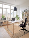Savannah Jute Collection Area Rug - Tahoe Rectangle Natural  lifestyle 7