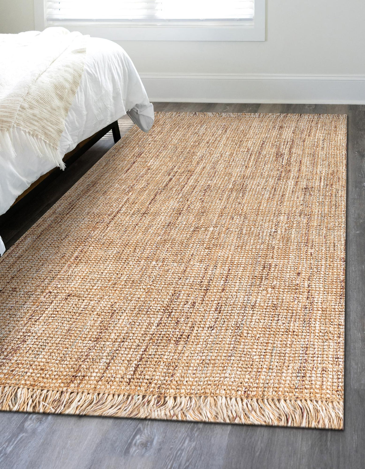 Savannah Jute Collection Area Rug - Tahoe Rectangle Natural  lifestyle 9