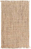 Savannah Jute Collection Area Rug - Tahoe Rectangle Natural  lifestyle 2