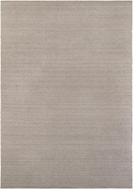 Cobbled Wool Collection Area Rug - Cobbles Rectangle Gray Main