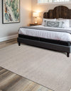 Cobbled Wool Collection Area Rug - Cobbles Rectangle Gray  lifestyle 4