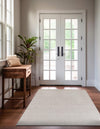 Cobbled Wool Collection Area Rug - Cobbles Rectangle Gray  lifestyle 10