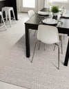 Cobbled Wool Collection Area Rug - Cobbles Rectangle Gray  lifestyle 28