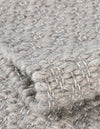 Cobbled Wool Collection Area Rug - Cobbles Rectangle Gray  lifestyle 34