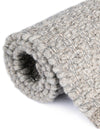 Cobbled Wool Collection Area Rug - Cobbles Rectangle Gray  lifestyle 52