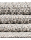 Cobbled Wool Collection Area Rug - Cobbles Rectangle Gray  lifestyle 58