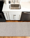 Cobbled Wool Collection Area Rug - Cobbles Runner Gray  lifestyle 80