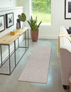 Cobbled Wool Collection Area Rug - Cobbles Runner Gray  lifestyle 86