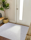 Cobbled Wool Collection Area Rug - Cobbles Square Gray  lifestyle 74
