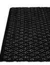Cobbled Wool Collection Area Rug - Cobbles Rectangle Black  lifestyle 38