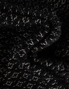 Cobbled Wool Collection Area Rug - Cobbles Rectangle Black  lifestyle 41