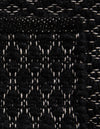 Cobbled Wool Collection Area Rug - Cobbles Rectangle Black  lifestyle 44