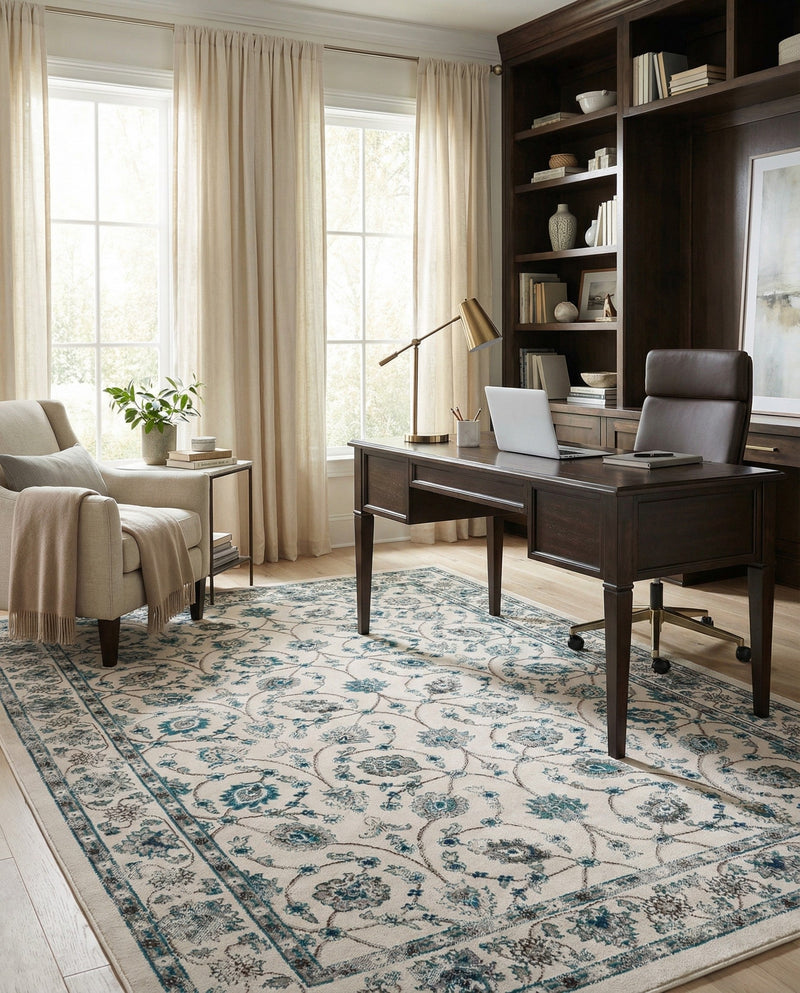 Copenhagen Comfort Collection Area Rug - Frederiksberg Rectangle Ivory  lifestyle 37