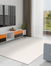 Cobbled Wool Collection Area Rug - Cobbles Rectangle Ivory  lifestyle 9