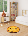 Whimsy Wonders Wool Collection Area Rug -  Lagoon Round Light Brown  lifestyle 2