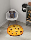 Whimsy Wonders Wool Collection Area Rug -  Lagoon Round Light Brown  lifestyle 6