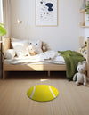 Whimsy Wonders Wool Collection Area Rug -  Tundra Round Yellow  lifestyle 9