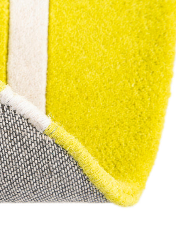Whimsy Wonders Wool Collection Area Rug -  Tundra Round Yellow  lifestyle 13