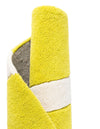 Whimsy Wonders Wool Collection Area Rug -  Tundra Round Yellow  lifestyle 18