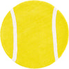 Whimsy Wonders Wool Collection Area Rug -  Tundra Round Yellow Main