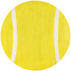 Whimsy Wonders Wool Collection Area Rug -  Tundra Round Yellow  lifestyle 2