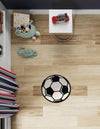 Whimsy Wonders Wool Collection Area Rug -  Volcano Round Black and White  lifestyle 11
